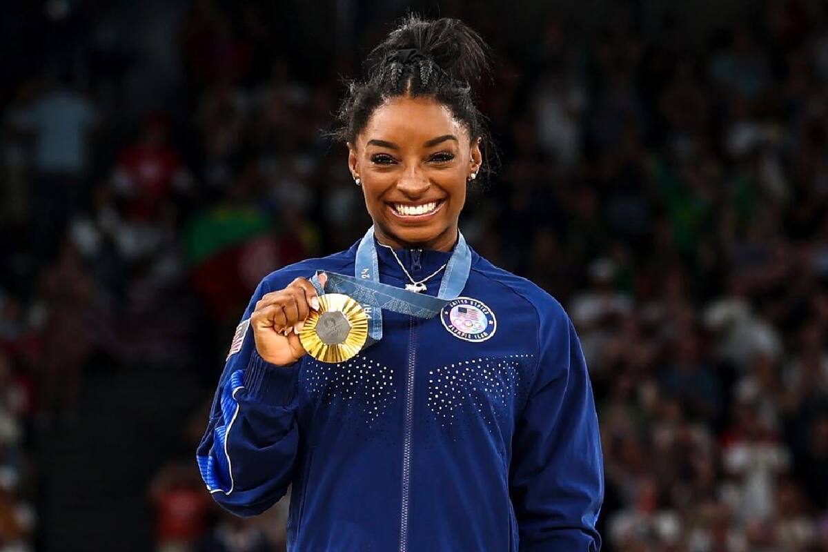 Simone Biles deslumbra en París 2024 y gana su segundo de Oro en Gimnasia Artística