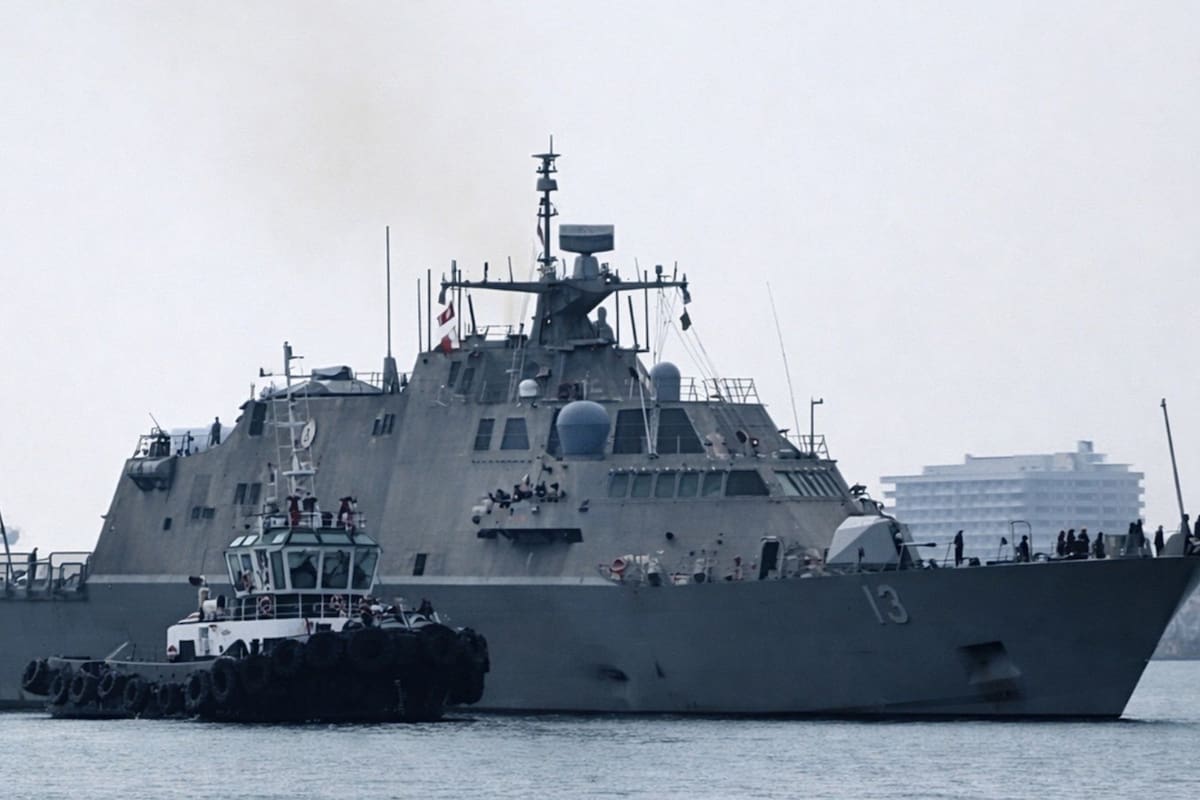 Secretaría de Marina informó que el buque Wichita (LCS-13) de la Armada de Estados Unidos arribó al puerto de Veracruz para realizar visita de reabastecimiento logístico, según comunicado oficial difundido en redes sociales