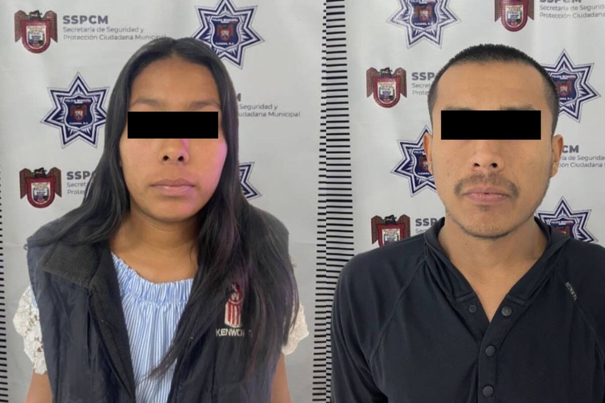 Capturan a pareja por muerte de menor de 2 años por presunto maltrato infantil