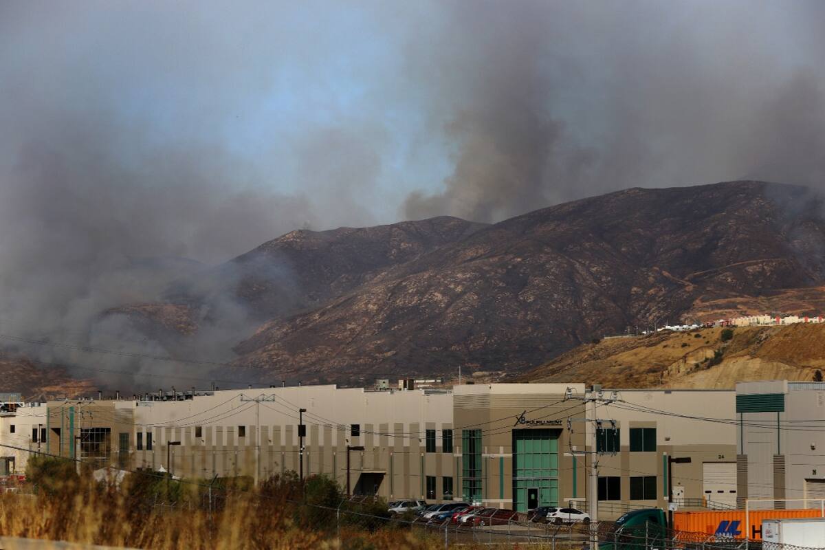 Alertan de incendios por clima seco en Tijuana