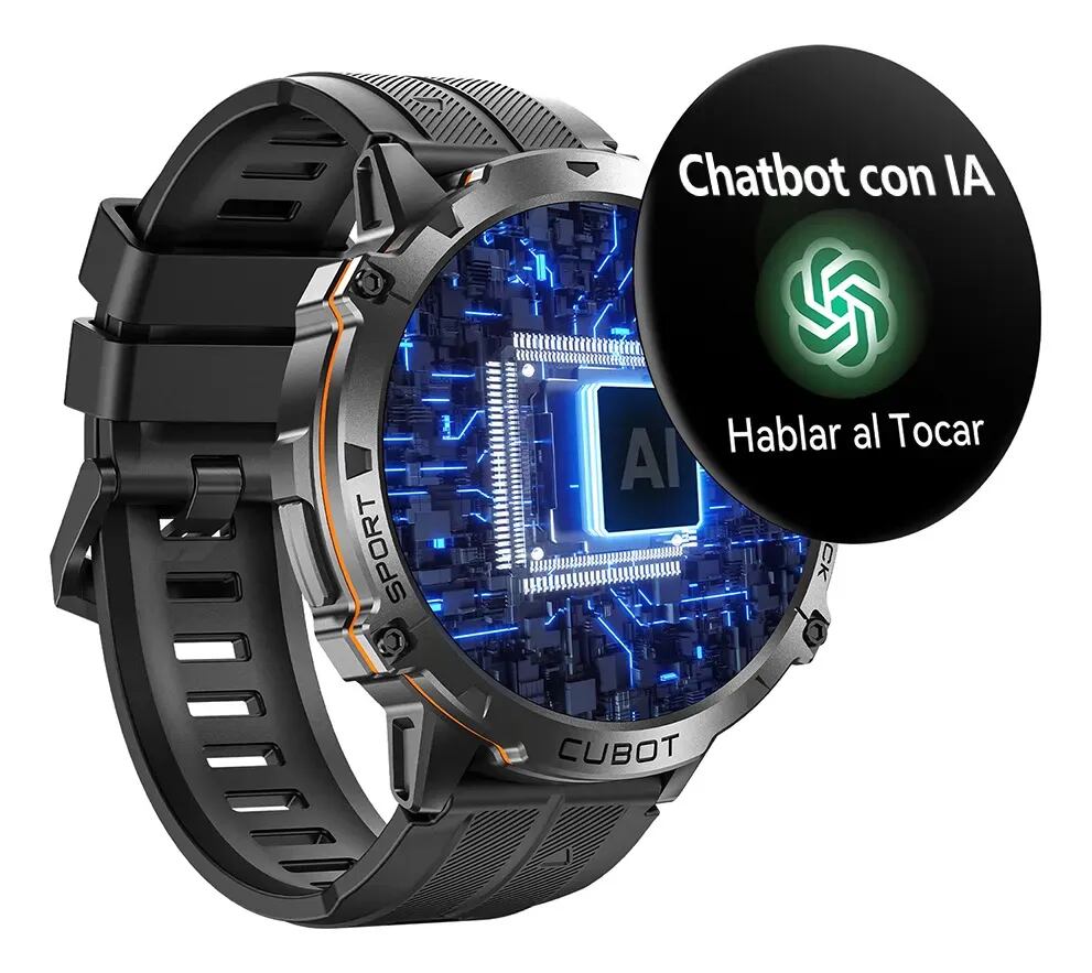 Mercado Libre tiene un reloj inteligente con descuento del 63%, el cual ofrece funciones destacadas como recibir y hacer llamadas, además de tener una batería de larga duración. | Foto: Mercado Libre