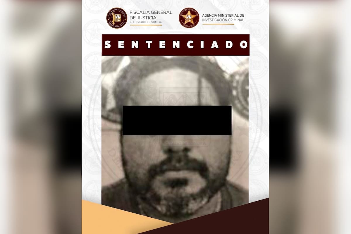 Condenan a Alejandro “N” a 34 años de cárcel por violación reiterada de una menor en Puerto Peñasco