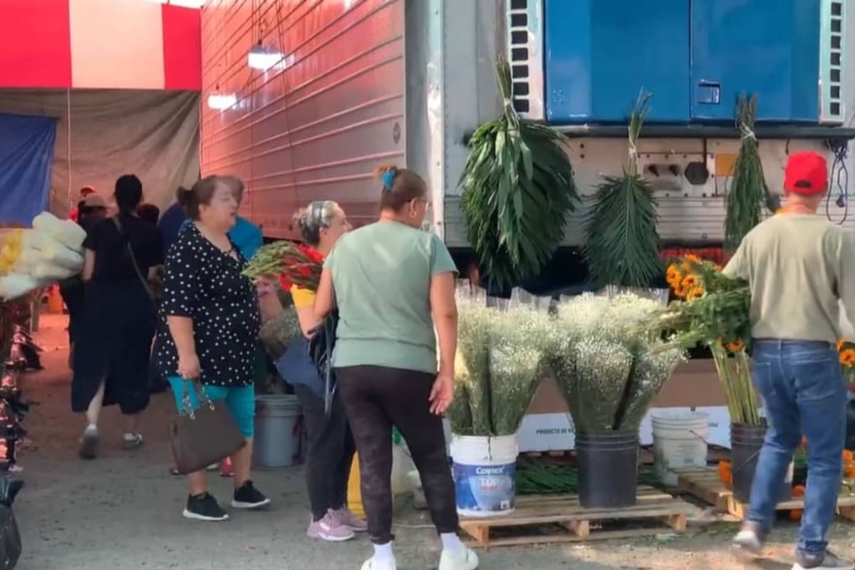 Incrementa precio de flores en el “Mercadito de las Flores"