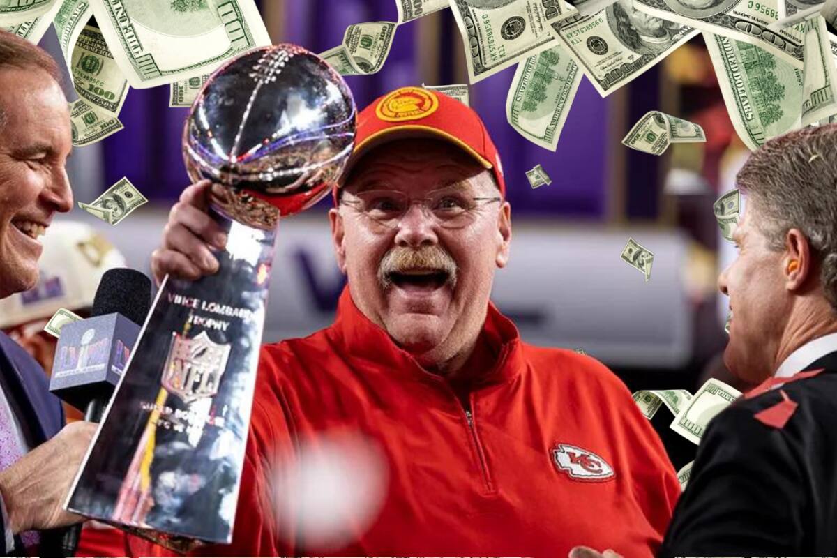 NFL: Kansas City Chiefs extienden el contrato de su entrenador Andy Reid y lo convierten en el mejor pagado de todos los tiempos