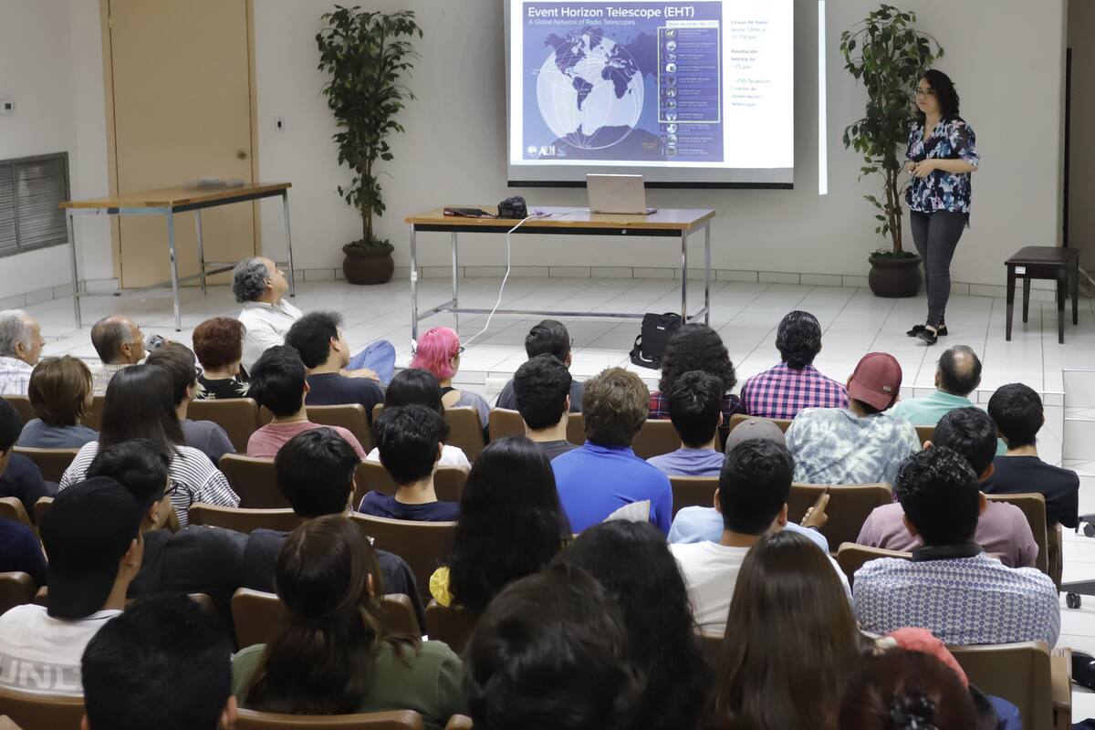 Comparte sonorense experiencia de fotografiar el agujero negro