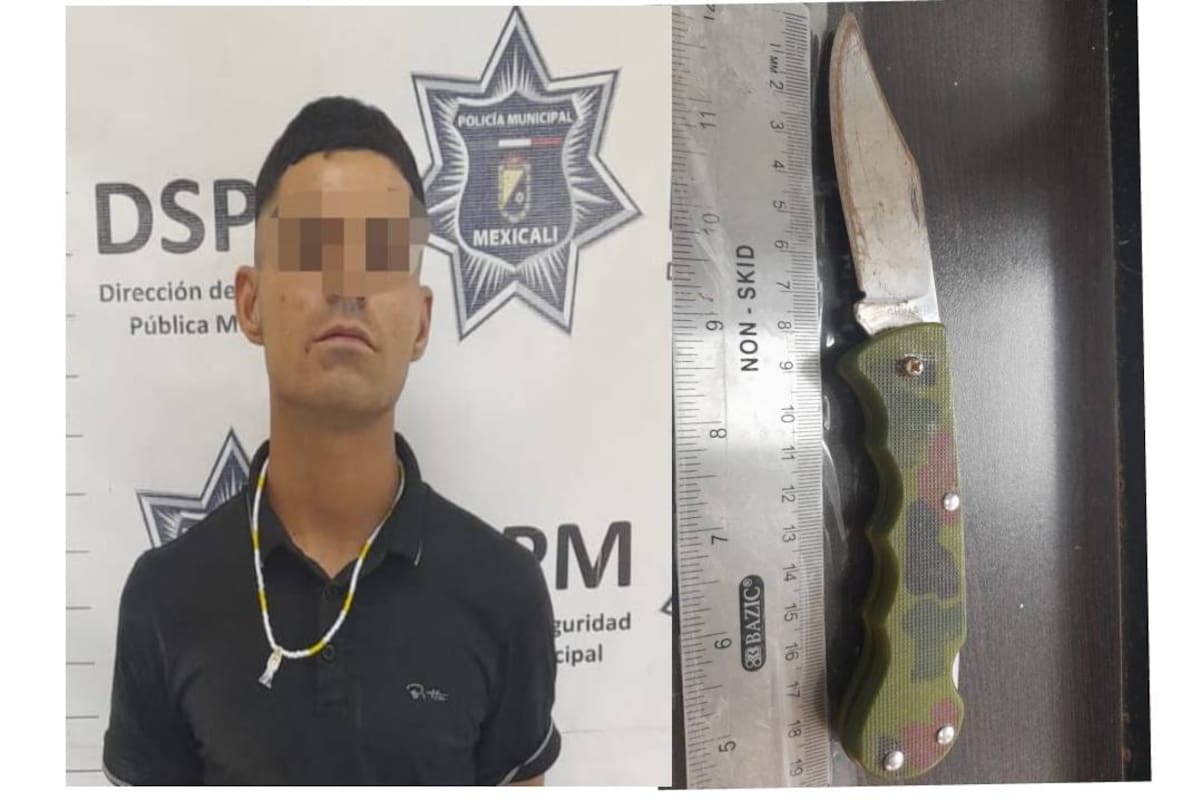 Contaba con orden de aprehensión por robo con violencia