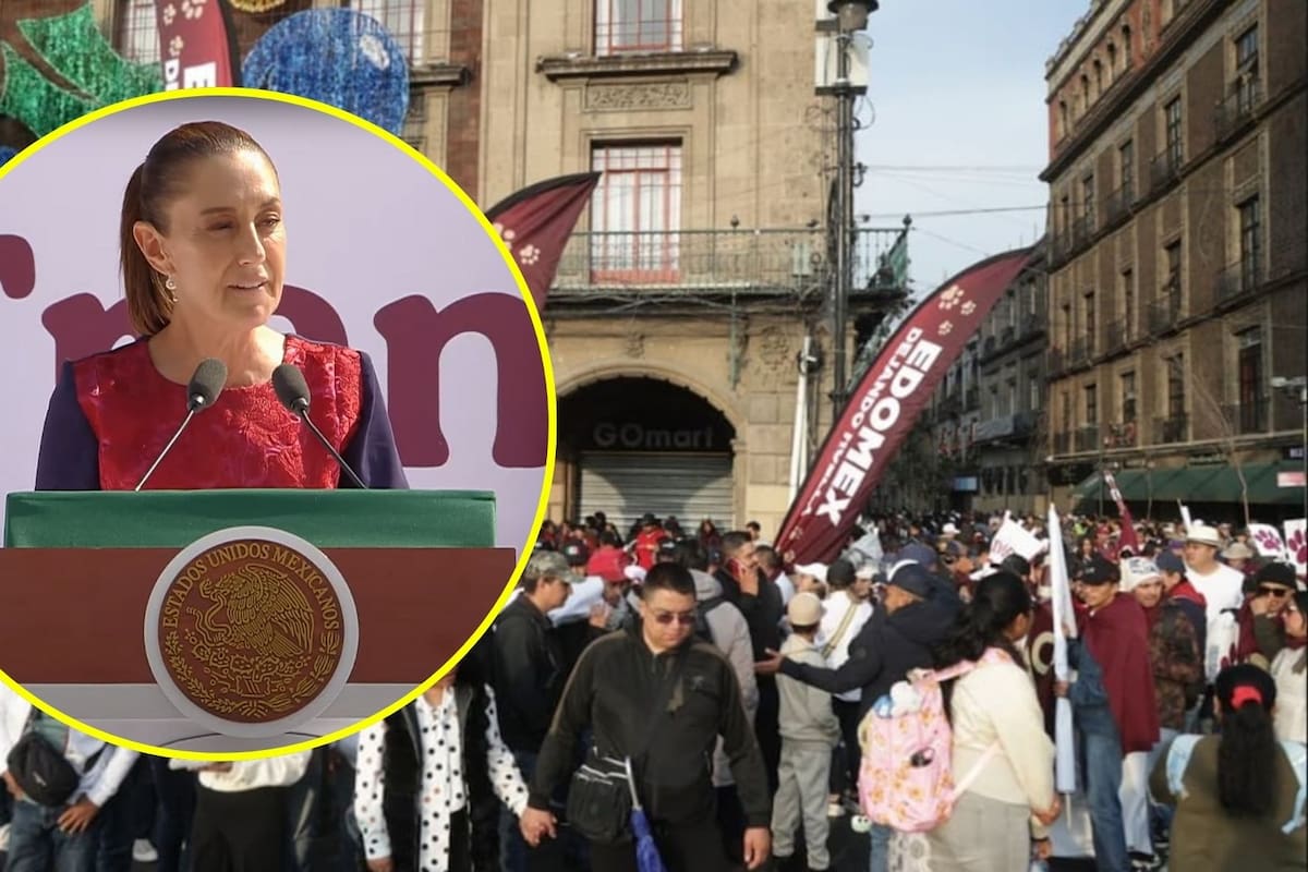 “No vencerán al pueblo de México ni a su Presidenta”: Sheinbaum en el Zócalo