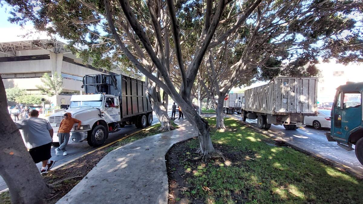 Los recolectores llegaron a un acuerdo con el director de Obras Públicas.