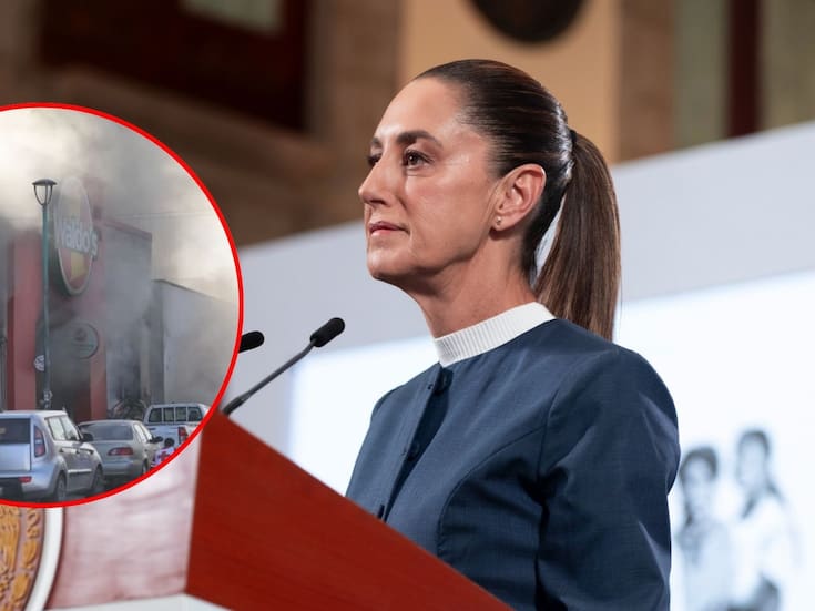 Sheinbaum dice sobre incendio de Waldo’s de Hermosillo que “todo parece indicar que fue una explosión”