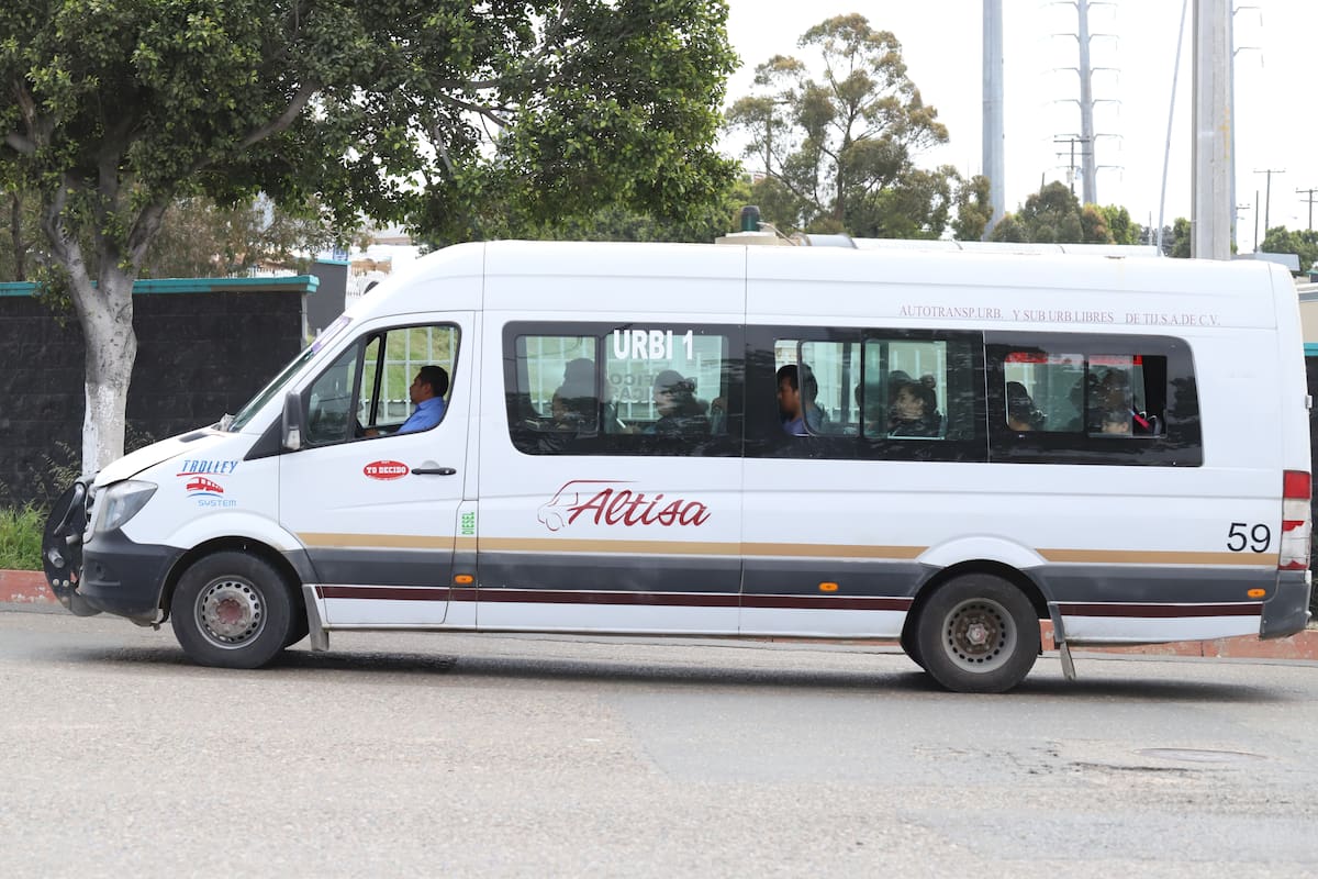 Buscan choferes tarifa justa de transporte en Tijuana