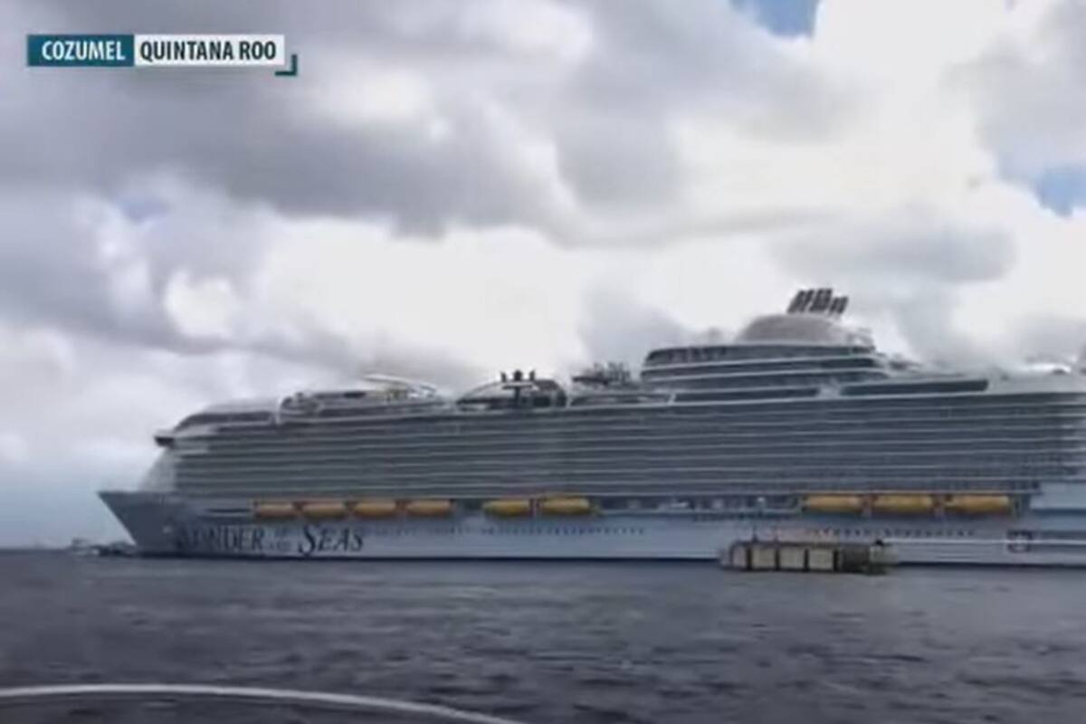 Wonder of the Seas: Arriba a Cozumel el crucero más grande del mundo