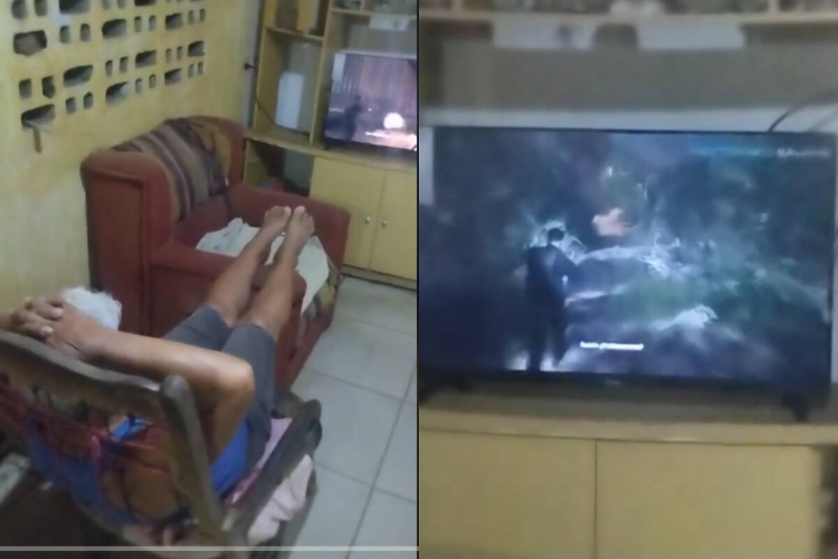 Abuela se queda viendo un gameplay de ‘Call of Duty’ pensando que era una película | VIRAL