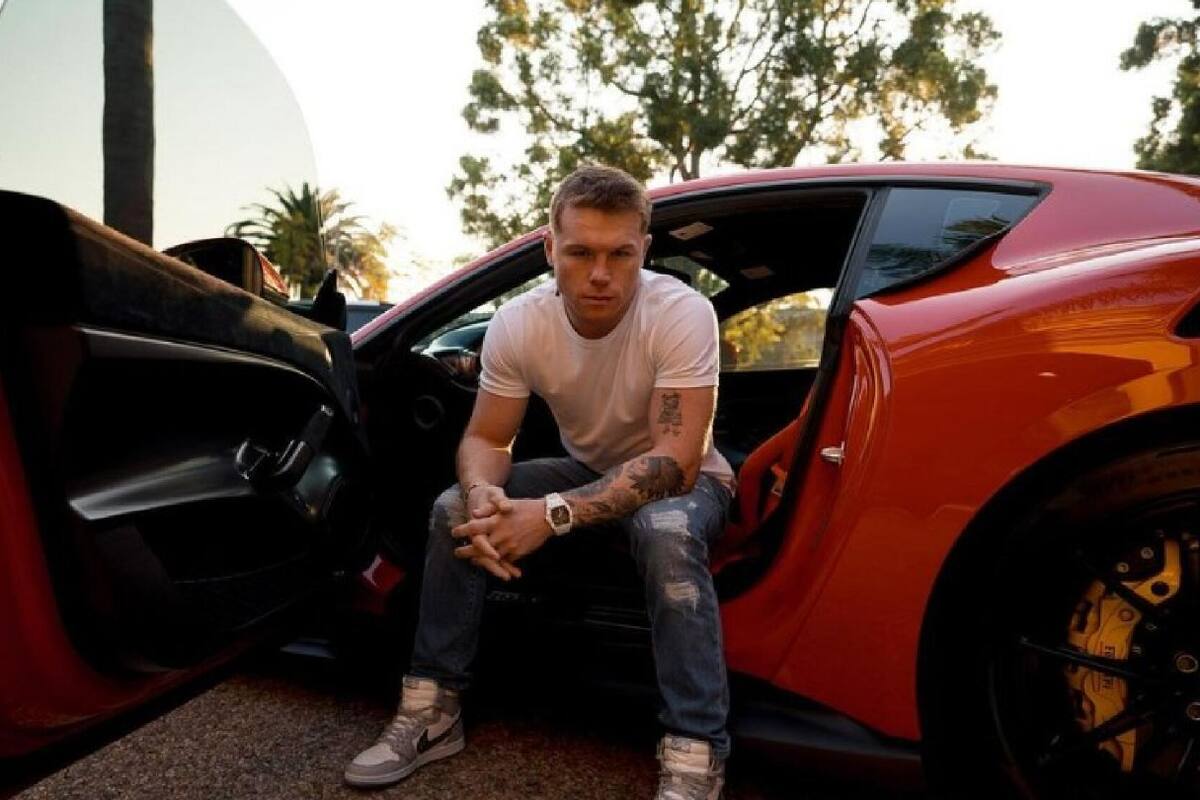 "Canelo" Álvarez presumió su nuevo vehículo que recibió como regalo de cumpleaños