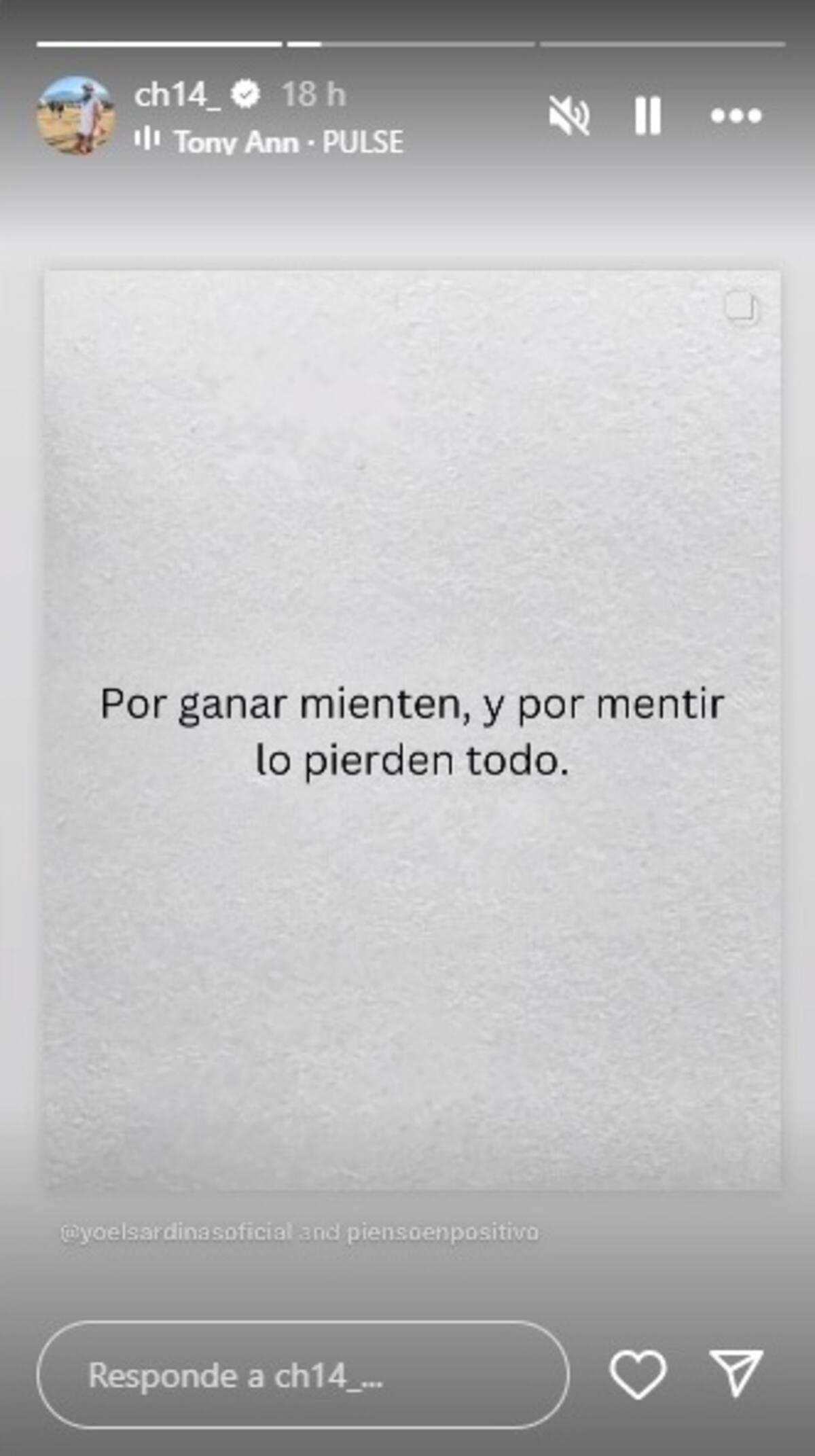 'Chicharito' Hernández fue más cauteloso, pero se puede interpretar que el mensaje va para Fernando Gago, luego de que el argentino se contradijera varias veces en la semana. | Foto: Captura de pantalla del instagram de @ch14_