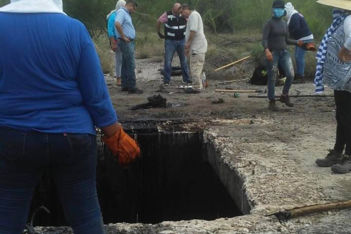 Inician búsqueda de cuerpos en fosa de aceite de Empalme