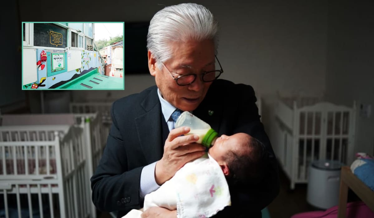 Cambió la vida de más de mil 600 niños: el pastor evangélico coreano que creó la "Baby Box", un buzón para que padres que no querían a sus bebés pudieran dejarlos