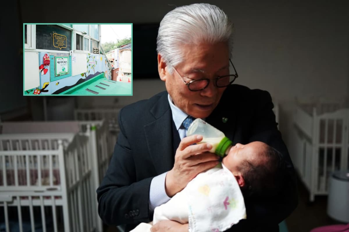 Cambió la vida de más de mil 600 niños: el pastor evangélico coreano que creó la “Baby Box”, un buzón para que padres que no querían a sus bebés pudieran dejarlos