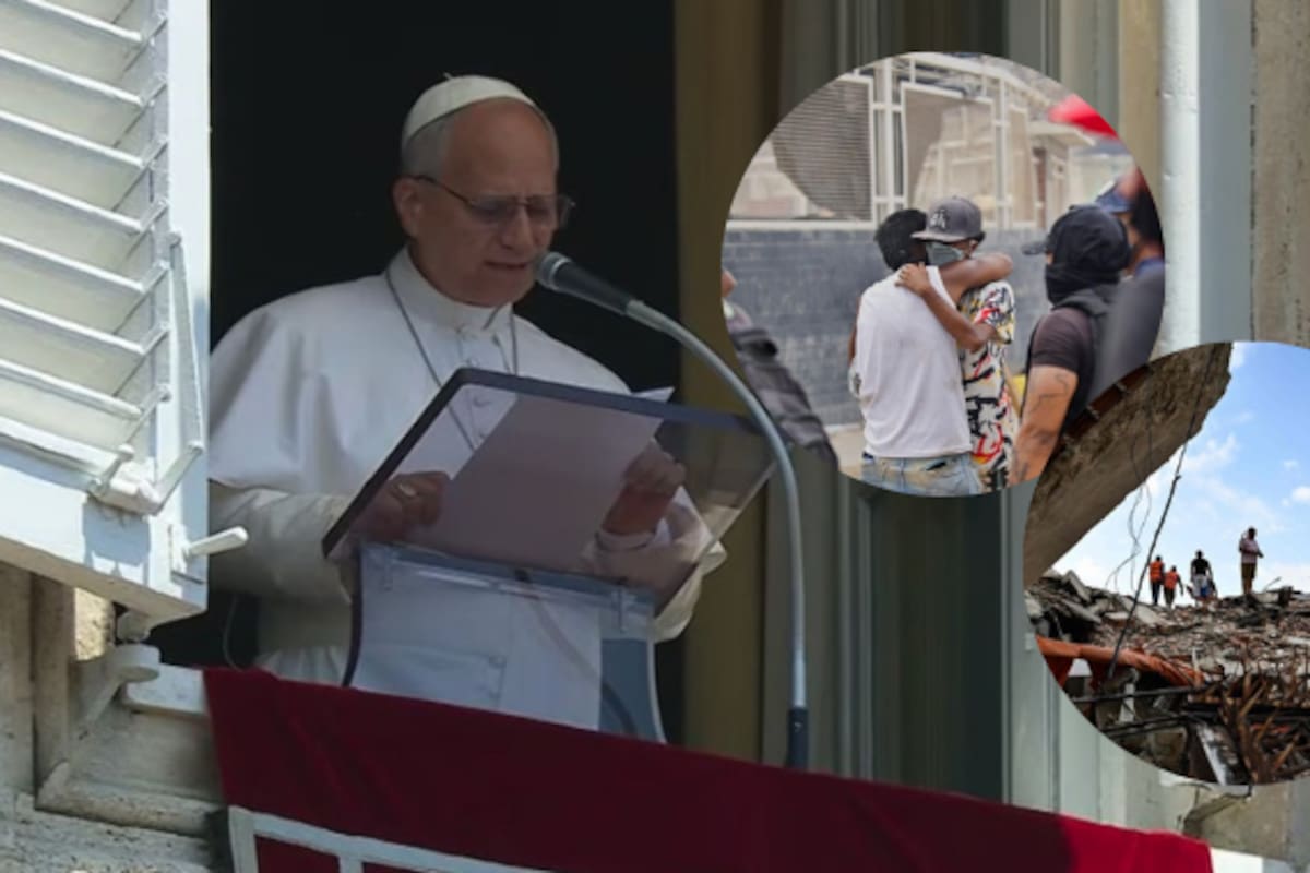 A casi 72 horas de los terremotos en Venezuela, el papa León XIV expresa su cercanía con las víctimas y reconoce el trabajo de quienes buscan sobrevivientes entre los escombros