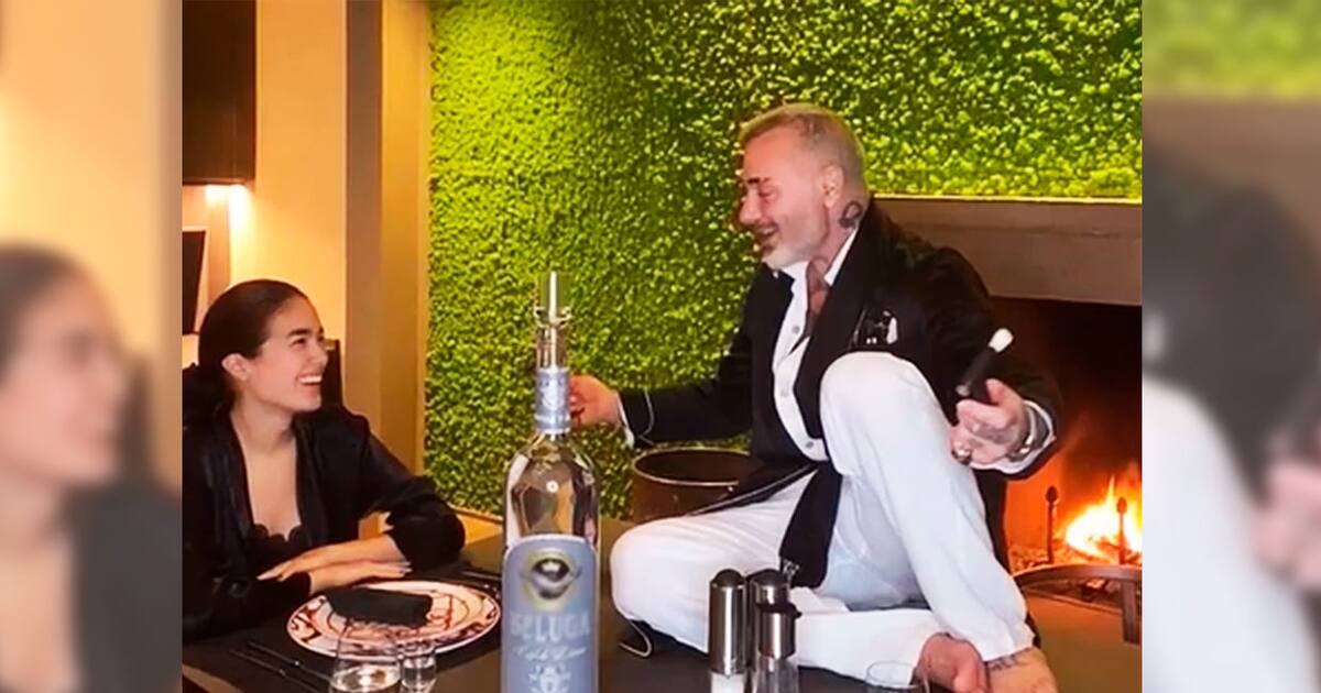 Hace Table Gianluca Vacchi hace