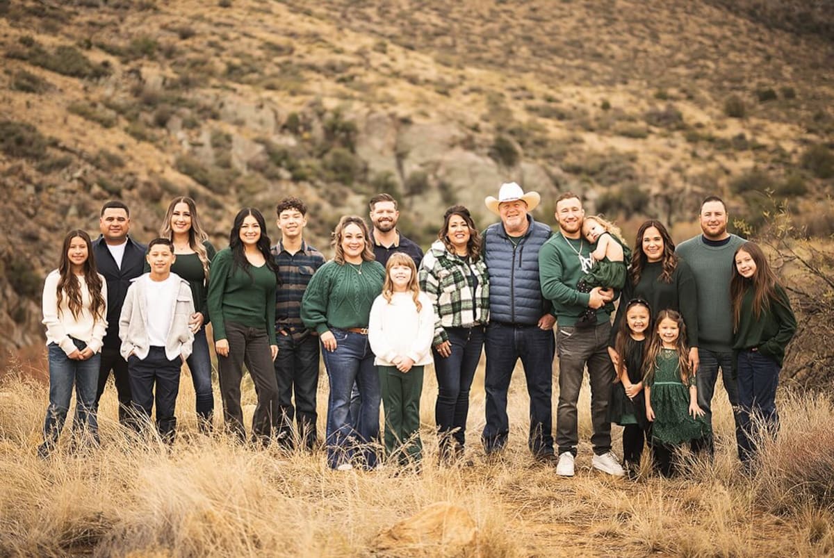 La familia Gaethje Espinoza. (Foto: @justin_gaethje)