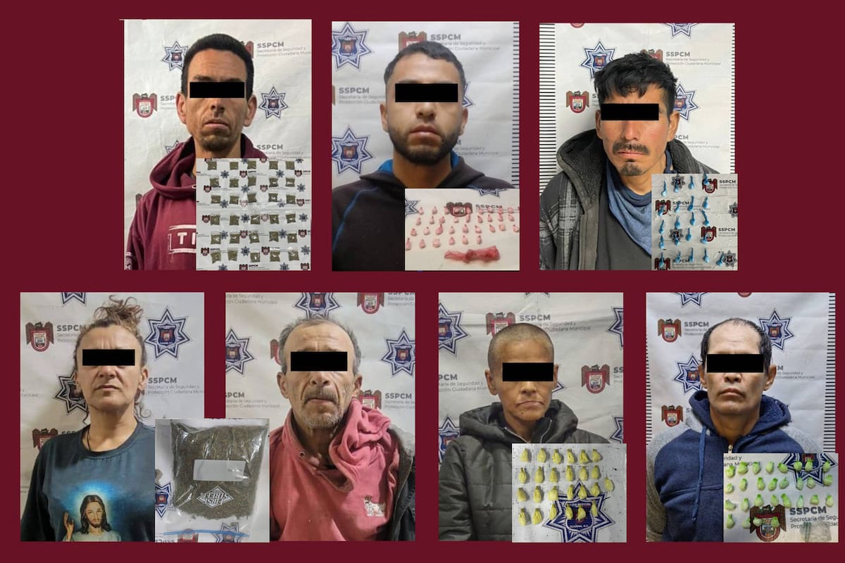 Detienen a seis y decomisas diversas cantidades de droga en Tijuana