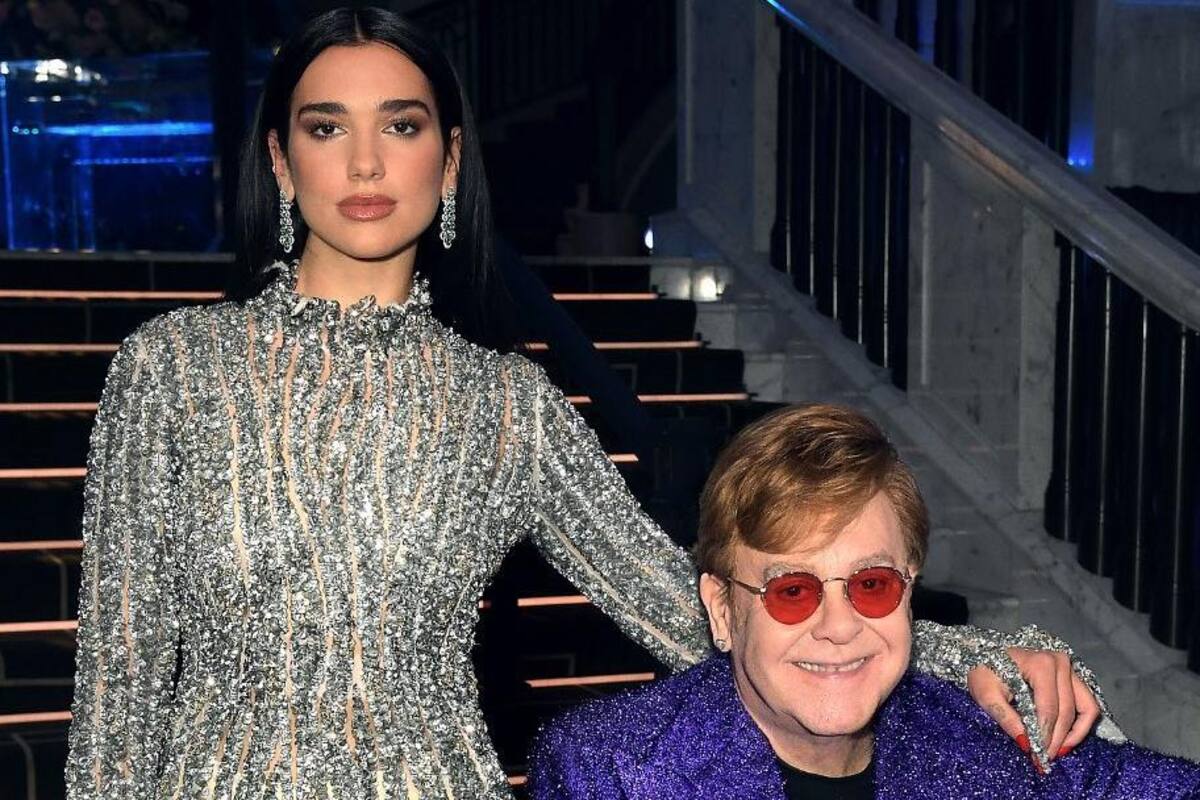 Elton John sorprende con "palomazo" en restaurante de Cannes