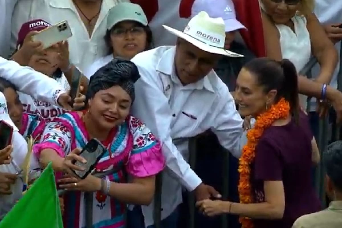 “Del Zócalo a la victoria”: Sheinbaum llega al Zócalo para su cierre de campaña
