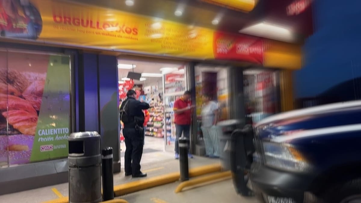 Los sujetos fueron detenidos luego de amenazar con un arma blanca a una empleada y sustraer dinero en efectivo, cajetillas de cigarros y un teléfono celular. Foto: Cortesía