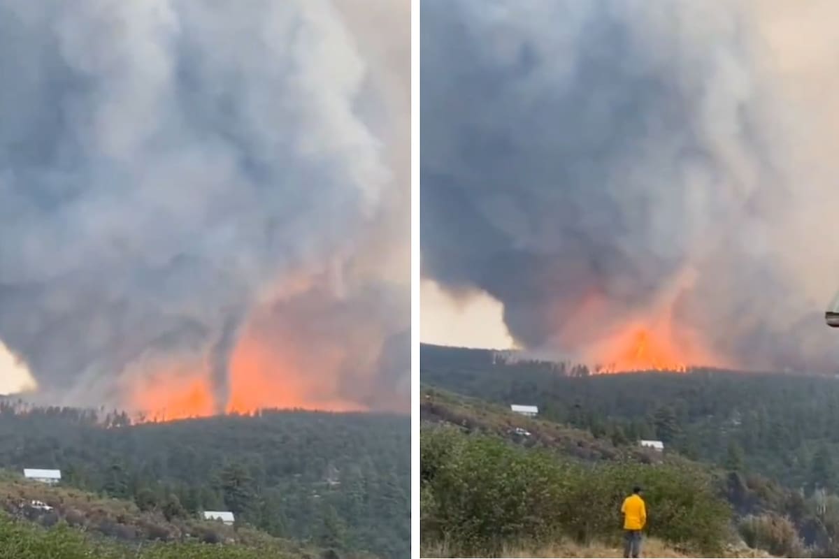Tornado de fuego en Utah: Un espectáculo aterrador captado por bomberos
