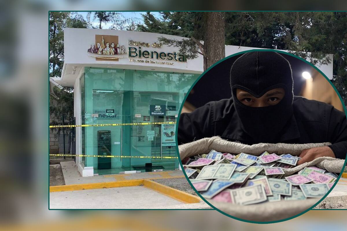 Roban de Banco del Bienestar casi un millón de pesos, así sucedió
