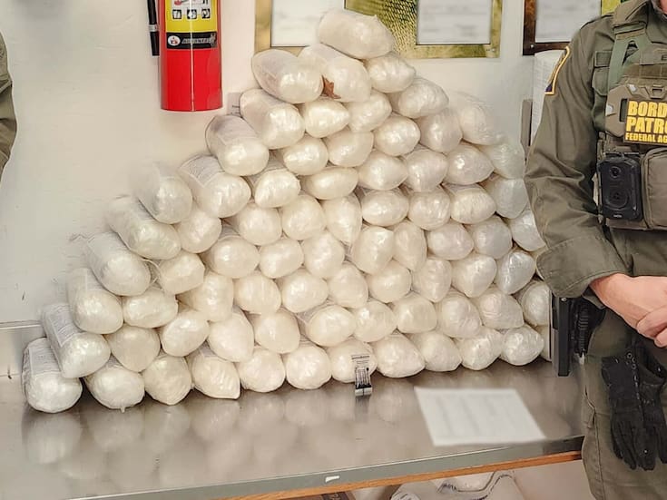 Patrulla Fronteriza desmantela 72 kilos de metanfetamina al este de Nogales