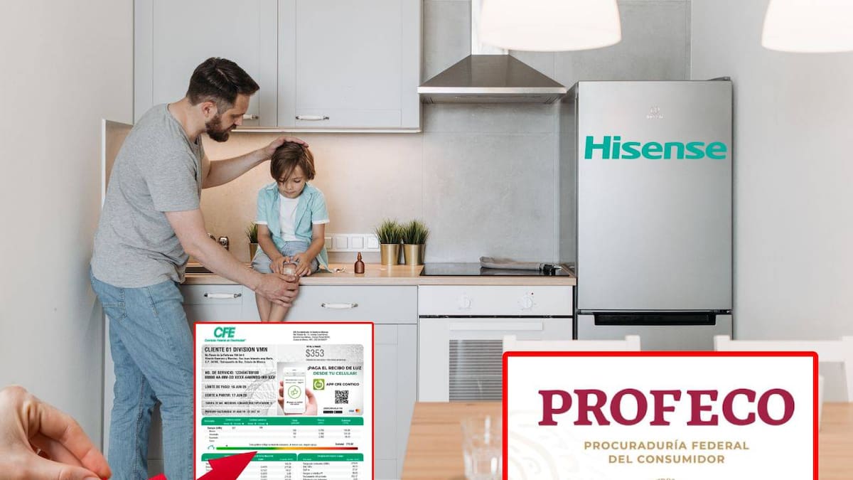 ¡Es oficial! Profeco alerta por refrigerador Hisense que consume más luz de la permitida y ordena suspender su venta en México
