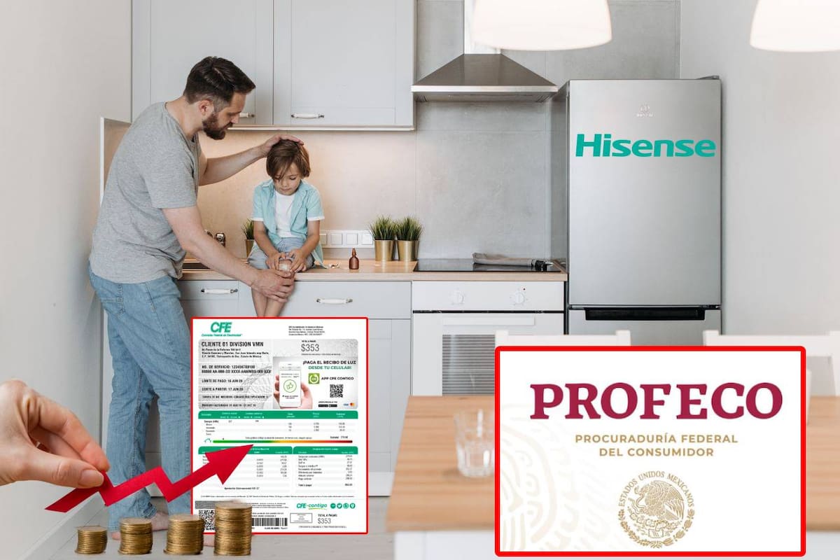 ¡Es oficial! Profeco alerta por refrigerador Hisense que consume más luz de la permitida y ordena suspender su venta en México