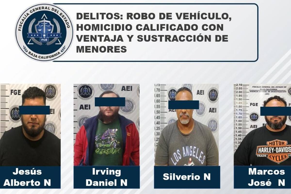 Policiaca Tijuana: AEI cumplimenta cuatro órdenes de aprehensión por distintos delitos