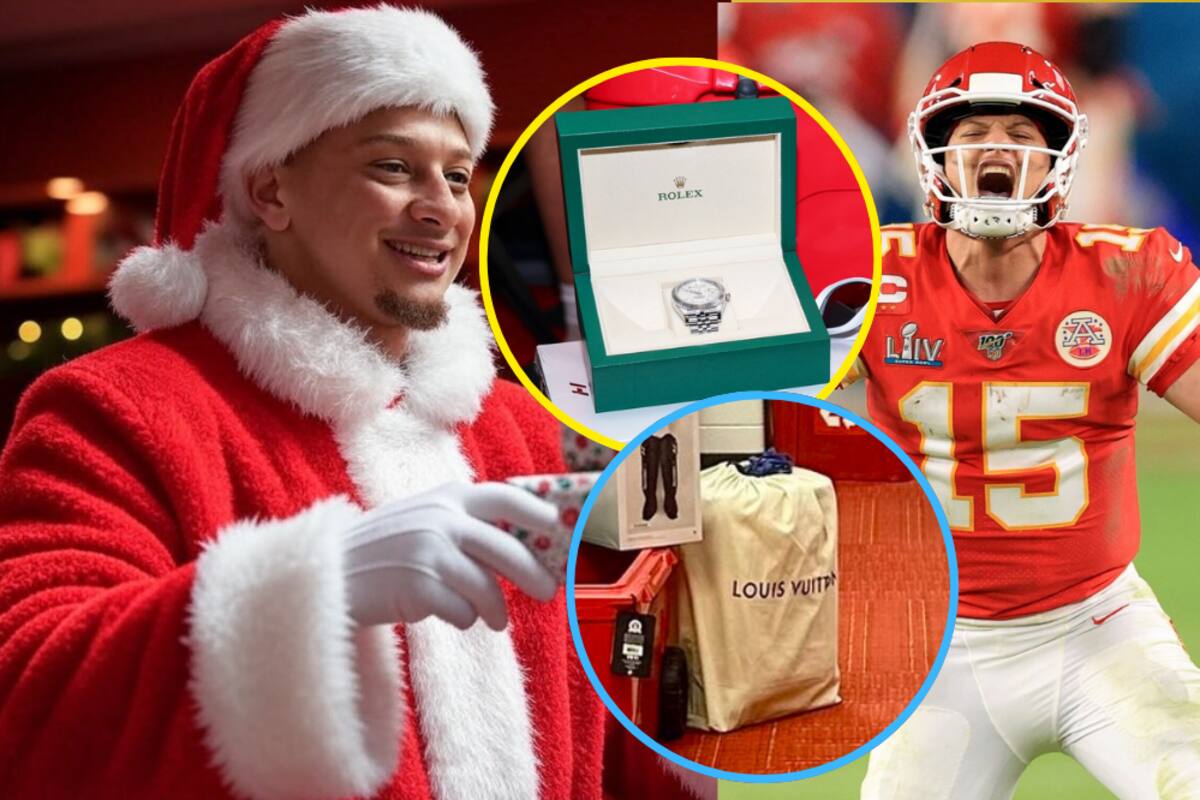 Patrick Mahomes, el Santa Claus de los Chiefs, despide el año con regalos de Lujo