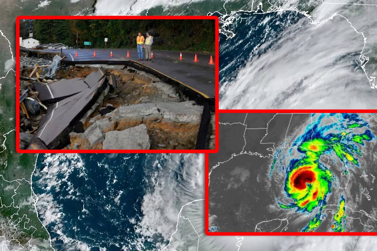 Huracán Helene: Casi 100 víctimas mortales a lo largo de EU , causando el mayor impacto en Carolina del Norte