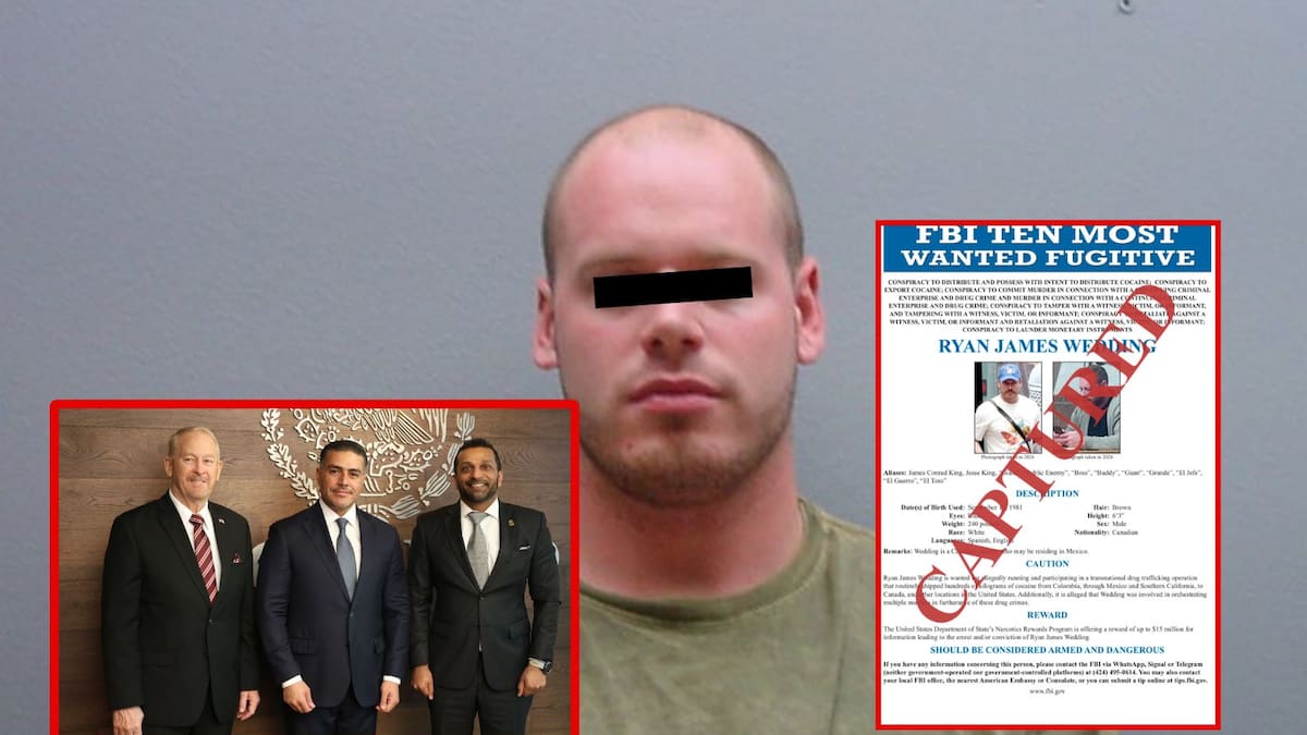 Tras el arresto de Ryan Wedding en México, el FBI se reunió con Omar García Harfuch y se concretó el traslado del exatleta canadiense ligado al Cártel de Sinaloa, junto a Alejandro Rosales Castillo, uno de los fugitivos más buscados