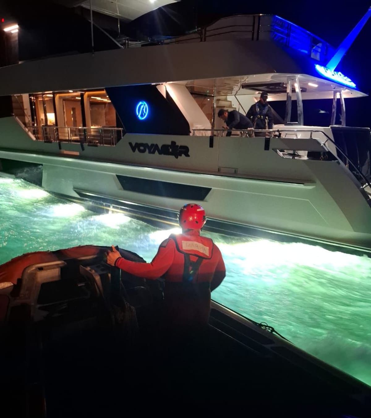 La embarcación presentaba una vía de agua a 50 millas náuticas de la costa. Foto: Cortesía