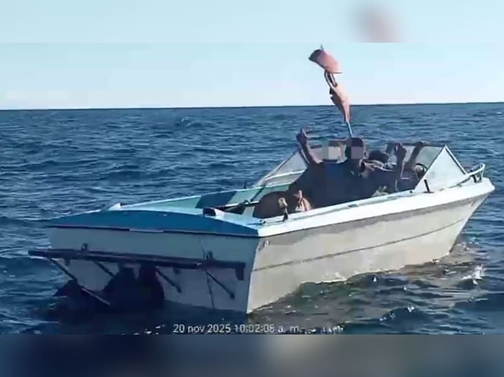 Marina rescata embarcación perdida durante cinco días en costas de Puerto Peñasco