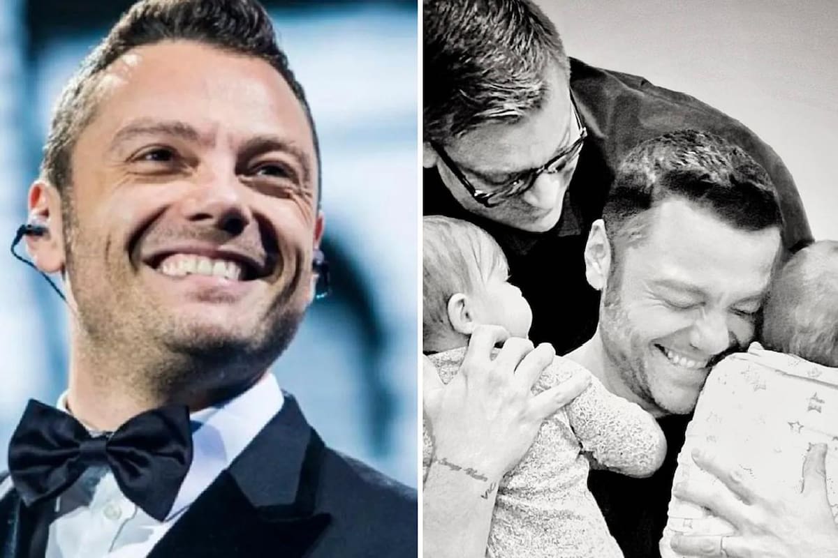 Tiziano Ferro se convierte en papá de dos bebés junto a su esposo Victor Allen