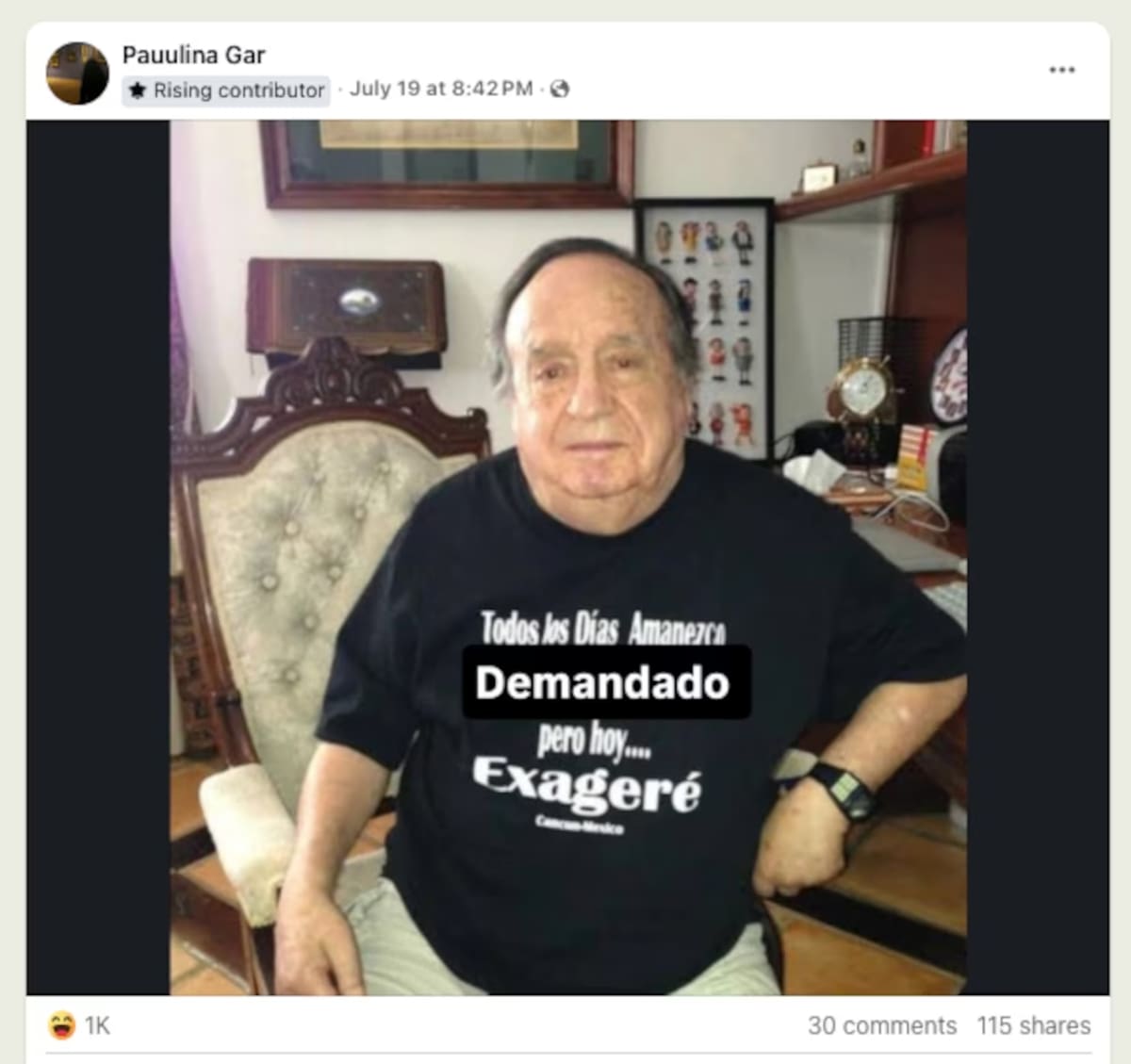 Miembros del grupo compartieron diversos memes sobre la situación legal con Florinda Meza. | Captura de pantalla: Facebook