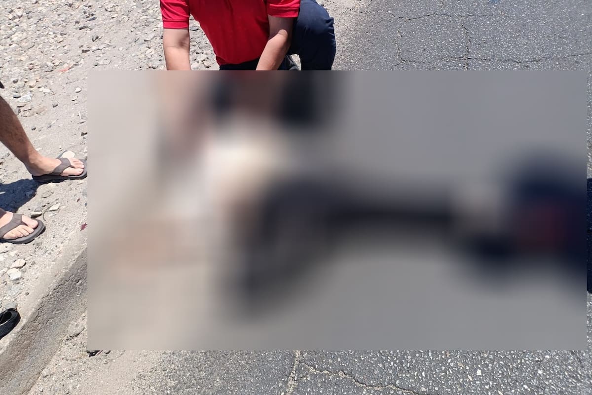 Conductor se da a la fuga tras atropellar a una adulta mayor