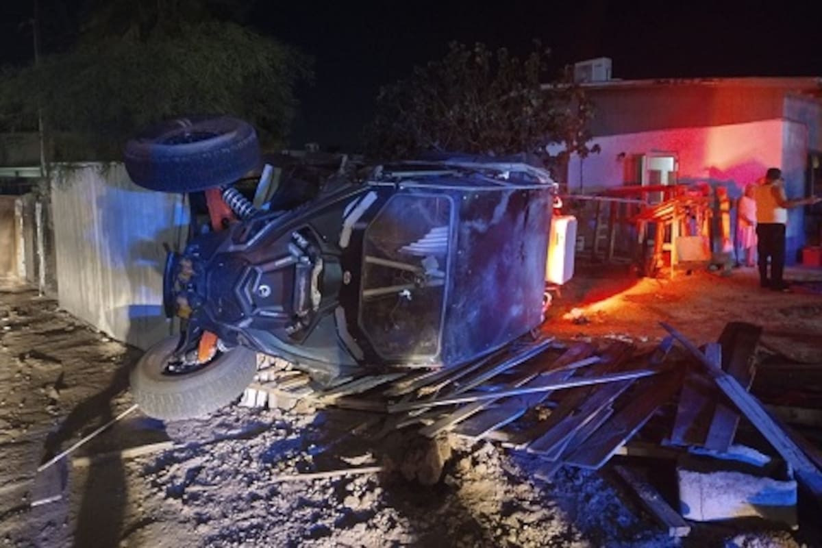 Choca su Can Am contra casa en la Cuauhtémoc Norte