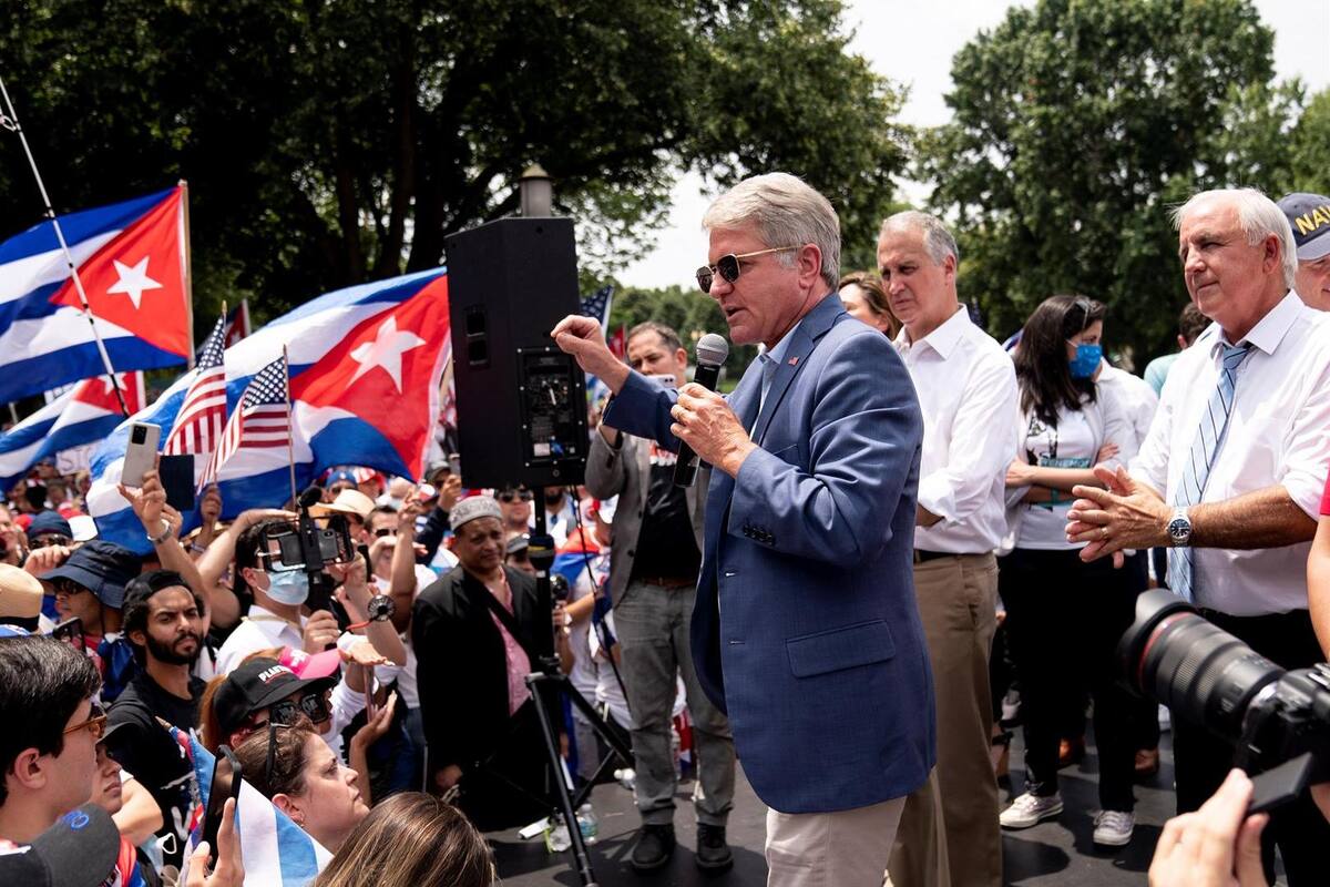 "SOS" por Cuba, lanzan manifestantes al gobierno de Joe Biden