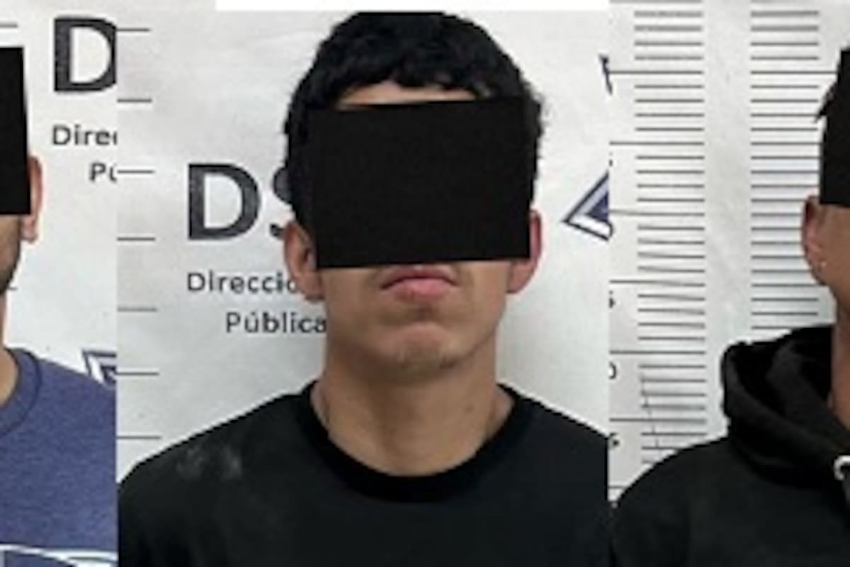 Policía Municipal frustra asalto a tienda y captura a tres sospechosos