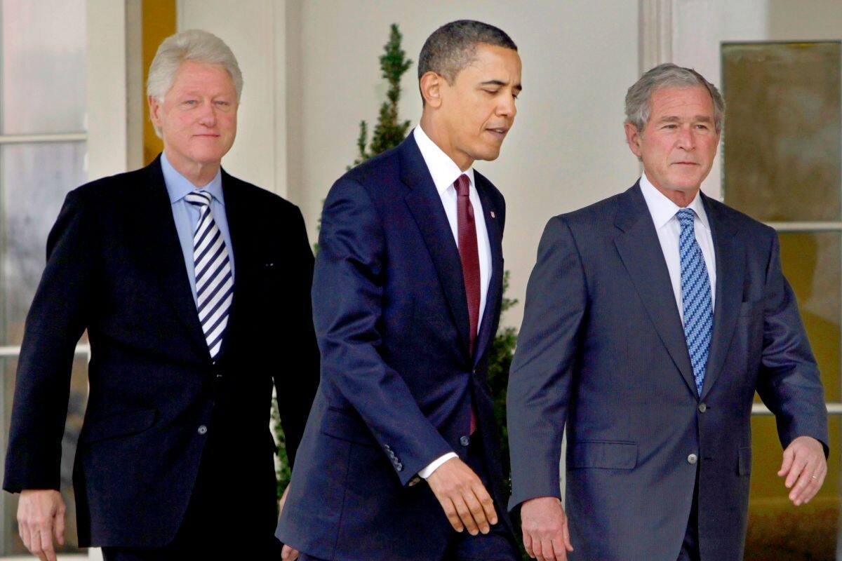 Los expresidentes Obama, Bush y Clinton están dispuestos a ser voluntarios para vacunarse contra el Covid-19