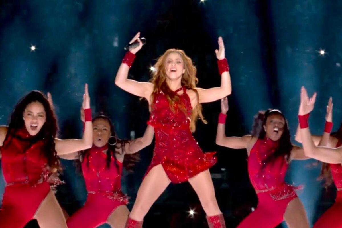 Shakira hace playback en Super Bowl LIV
