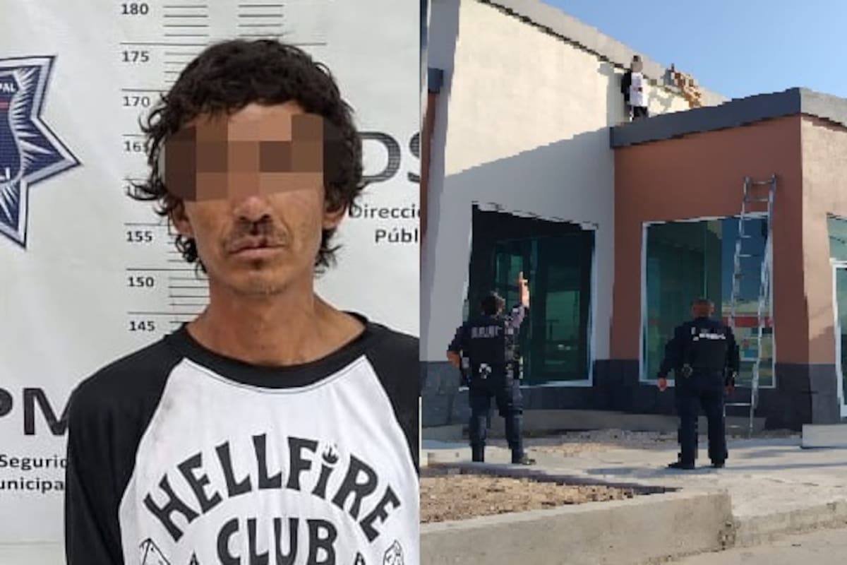 Se trepa a restaurante para robar una lámina y acaba detenido