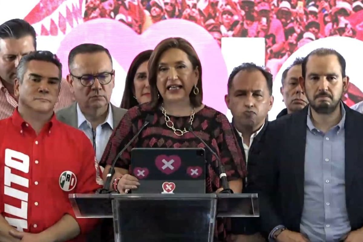 Xóchitl Gálvez reconoce su derrota y agradece el apoyo