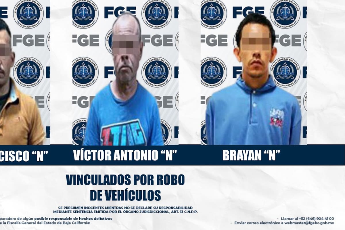 “Los cachan” en carros robados y son enviados a prisión